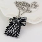 Game OF Thrones Pendant Necklace House Stark Winter