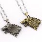 Game OF Thrones Pendant Necklace House Stark Winter
