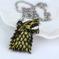 Game OF Thrones Pendant Necklace House Stark Winter