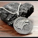 Game OF Thrones Pendant Necklace House Stark Winter
