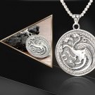 Game OF Thrones Pendant Dragon Necklace House Targaryen Daenerys Jhon Snow