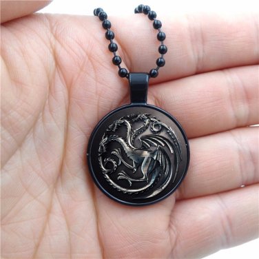 Game OF Thrones Pendant Dragon Necklace House Targaryen Daenerys Jhon Snow