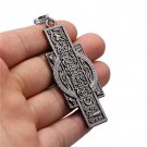 Game of Thrones necklace Antique silver letter logo pendant collar retro design