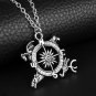 Game of Thrones necklace Antique silver letter logo pendant collar retro design
