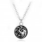 Game OF Thrones Pendant Dragon Necklace House Targaryen Daenerys Jhon Snow