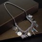 Game of Thrones necklace Antique silver letter logo pendant collar retro design