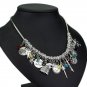 Game of Thrones necklace Antique silver letter logo pendant collar retro design