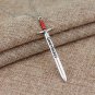 Game of Thrones necklace Antique silver letter logo pendant collar retro design