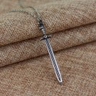 Game of Thrones necklace Antique silver letter logo pendant collar retro design
