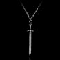 Game of Thrones necklace Antique silver letter logo pendant collar retro design
