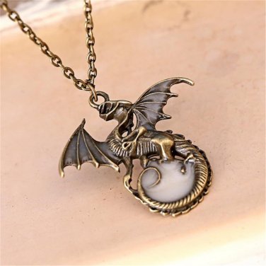 Game OF Thrones Pendant Dragon Necklace House Targaryen Daenerys Jhon Snow