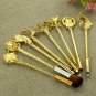 8pc women jewelry Game of Thrones King's Hand/badge/Fish/lion / the sun Makeup/cosmetic brush
