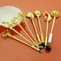 8pc women jewelry Game of Thrones King's Hand/badge/Fish/lion / the sun Makeup/cosmetic brush