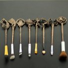 8pc women jewelry Game of Thrones King's Hand/badge/Fish/lion / the sun Makeup/cosmetic brush