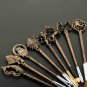 8pc women jewelry Game of Thrones King's Hand/badge/Fish/lion / the sun Makeup/cosmetic brush