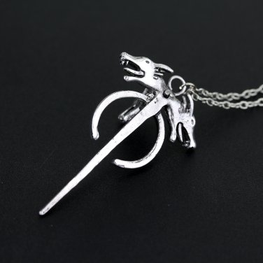 Game OF Thrones Pendant Dragon Necklace House Targaryen Daenerys Jhon Snow
