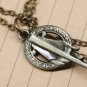 Game of Thrones necklace Antique silver letter logo pendant collar retro design right hand