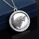 Game OF Thrones Pendant Necklace House Stark Winter is Coming