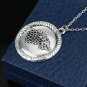 Game OF Thrones Pendant Necklace House Stark Winter is Coming
