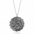 Game OF Thrones Pendant Dragon Necklace House Targaryen Daenerys Jhon Snow