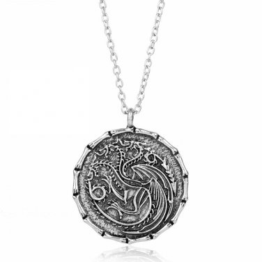 Game OF Thrones Pendant Dragon Necklace House Targaryen Daenerys Jhon Snow