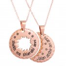 Khal /Khaleesi Game of Thrones Necklace Moon of My Life Necklace Sun and Stars A Couple Lover