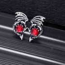 Game of Thrones Dragon Daenerys Drop Earrings With Black Enamel Round Shape Earring Jewelry