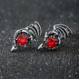 Game of Thrones Dragon Daenerys Drop Earrings With Black Enamel Round Shape Earring Jewelry