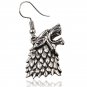 Game Of Thrones series Stark Family Goshawk Head Badge Wolf Targaryen Earrings hot Movies Jewelry