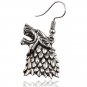 Game Of Thrones series Stark Family Goshawk Head Badge Wolf Targaryen Earrings hot Movies Jewelry
