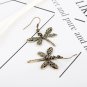 Game Of Thrones series Stark Family Jewelry Gold Drop Earrings for Ladies Sansa Vintage