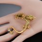Game of Thrones Dragon Daenerys Drop Earrings With Black Enamel Round Shape Earring Jewelry