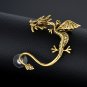 Game of Thrones Dragon Daenerys Drop Earrings With Black Enamel Round Shape Earring Jewelry