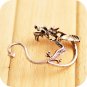 Game of Thrones Dragon Daenerys Drop Earrings With Black Enamel Round Shape Earring Jewelry