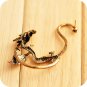 Game of Thrones Dragon Daenerys Drop Earrings With Black Enamel Round Shape Earring Jewelry