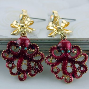 Game Of Thrones Greyjoy Family Earrings Vintage Octopus Earrings