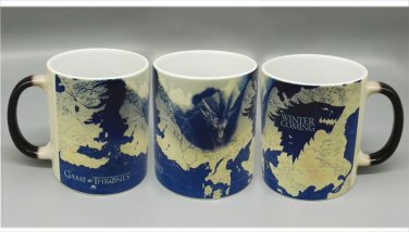 Game of Thrones Coffee Mug,Wolf Cup Christmas Mugs Beer Cups Mugs Birthday Gift Drinkware