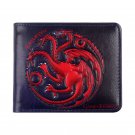 Game Of Thrones House Targaryen Wallet With Coin Section Credit Card Holder Purse