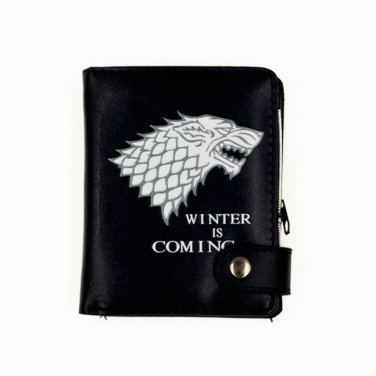 Game Of Thrones House Stark Winter Is Coming Wallet With Coin Section Credit Card Holder Purse