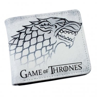 Game of Thrones Cosplay Short Wallet Money Bag Card and Photo Holder Stark House Wolf