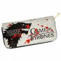 Game Of Thrones House Stark Wolf Logo Long Wallet Zipper Coins Money Cards Holder Layers Purse