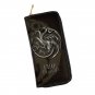 Game Of Thrones House Targaryen Dragon Logo Long Wallet Zipper Coins Money Cards Holder Layers Purse