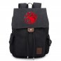 Game of Thrones House Targaryen Canvas Student School Bag Zipper Laptop Fashion Travel