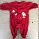 Carter Child of Mine Brand Infant's Red Holiday Sleeper Size 0-3 Months