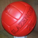 SLAZENGER 25 CHALLENGE MATCH BALL | RED CLASSIC LEATHER SOCCER BALL | WC 1966