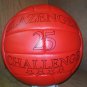 SLAZENGER 25 CHALLENGE MATCH BALL | RED CLASSIC LEATHER SOCCER BALL | WC 1966