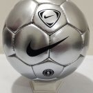 Rare Nike Chrome Scorpion Football | Silver | Official Soccer Match Ball | No.5