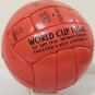 SLAZENGER 25 CHALLENGE MATCH BALL | ORANGE EMBOSS LEATHER SOCCER BALL | WC 1966