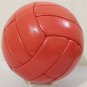 SLAZENGER 25 CHALLENGE MATCH BALL | ORANGE EMBOSS LEATHER SOCCER BALL | WC 1966