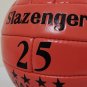 SLAZENGER 25 CHALLENGE MATCH BALL | ORANGE EMBOSS LEATHER SOCCER BALL | WC 1966